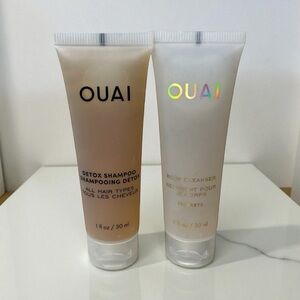 OUAI Detox Shampoo & Body Cleanser Travel Size Duo Set (1 fl oz / 30 ml)